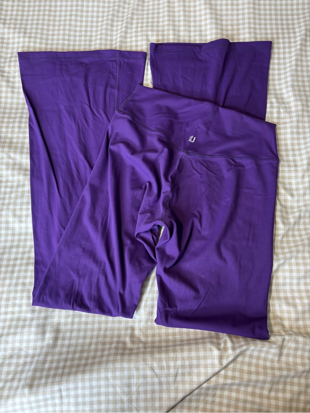 UEU Wide Leg Leggings Deep Purple